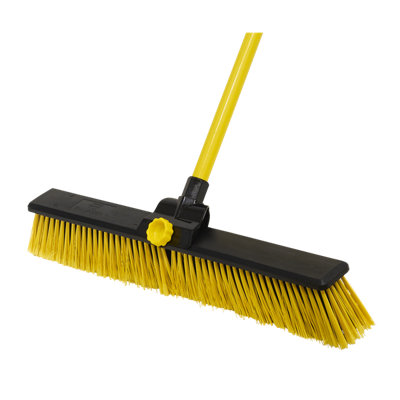 Sealey Bulldozer Yard Broom 24" 600mm Hard Wearing Sweeper + Steel Handle BM24HX - 4