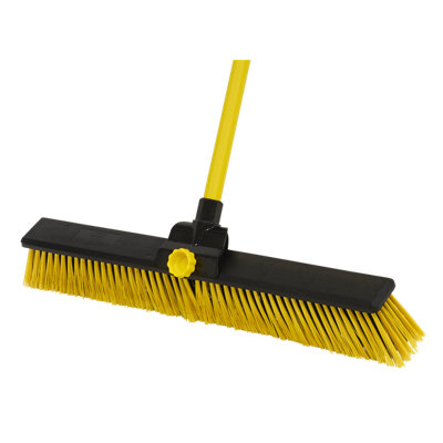 Sealey Bulldozer Yard Broom 24" 600mm Hard Wearing Sweeper + Steel Handle BM24HX - 5