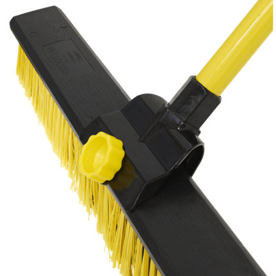 Sealey Bulldozer Yard Broom 24" 600mm Hard Wearing Sweeper + Steel Handle BM24HX - 6
