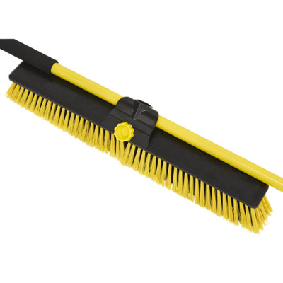 Sealey Bulldozer Yard Broom 24" 600mm Hard Wearing Sweeper + Steel Handle BM24HX - 7