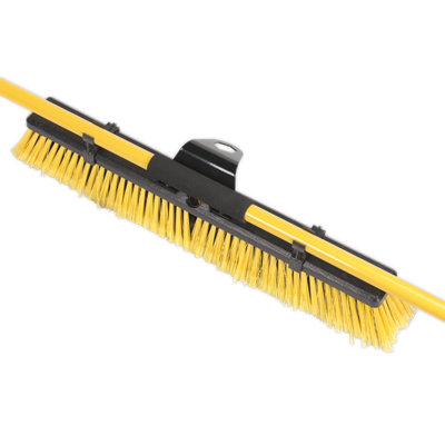 Sealey Bulldozer Yard Broom 24" 600mm Hard Wearing Sweeper + Steel Handle BM24HX - 9