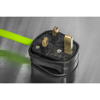 Sealey Cable Reel With Thermal Trip 4x 230V 15m Portable Durable Green ...