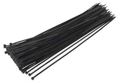 Sealey Cable Tie 380 x 4.8mm Black Pack of 100 CT38048P100