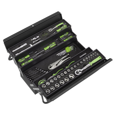 Sealey Cantilever Toolbox Tool Kit With Soft Grip Handles 86 Pieces S01216