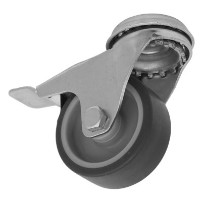 Sealey Castor Wheel 50mm Bolt Hole Swivel With Total Lock 40kg Load SCW250SBLEM