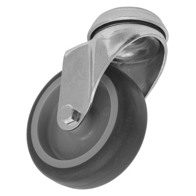 Sealey Castor Wheel 75mm Bolt Hole Swivel 60kg Load Thermoplastic SCW275SBEM