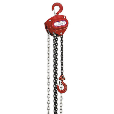 Sealey Chain Block 1 Tonne 2.5m CB1000