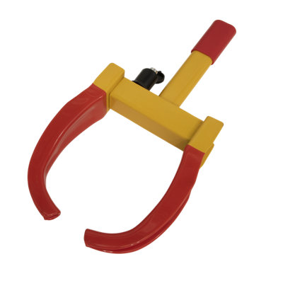 Sealey Claw Car Wheel Clamp With Lock & Key Finished In Yellow & Red PB395