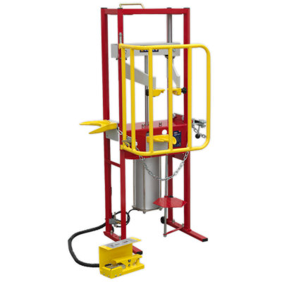 Sealey Coil Spring Compressor Air Operated With Strut Locating Platform ...