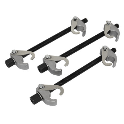 Sealey Coil Spring Compressor Set 3 Pieces Cast Jaws With Safety Hooks ...