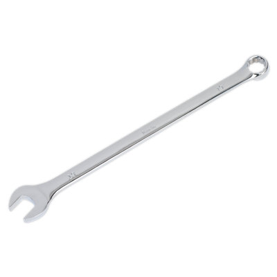 Sealey Combi Spanner Extra-Long Drop-Forged Chrome Vanadium Steel 19mm AK631019