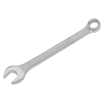 Sealey Combination Spanner Chrome Vanadium Steel Fully Polished Heads 14mm S0414