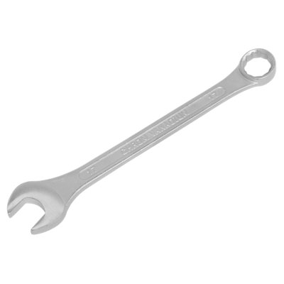 Sealey Combination Spanner Chrome Vanadium Steel Fully Polished Heads 17mm S0417