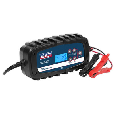 Sealey Compact Auto Smart Charger & Maintainer 6.5A 6/12V AUTOCHARGE650HF