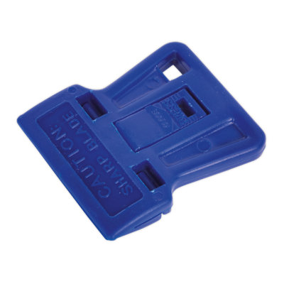 Sealey Composite Razor Blade Holder 45mm Length Blue - Pack of 5 Pieces ...