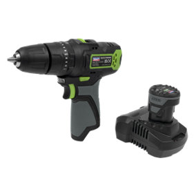 Sealey Cordless Combi Drill 10mm 10.8V SV10.8 Series With Battery and Charger CP108VDD