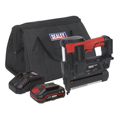 Sealey Cordless Nail/Staple Gun 18G 20V 2Ah SV20 Series Lithium-ion CP20VNGKIT1