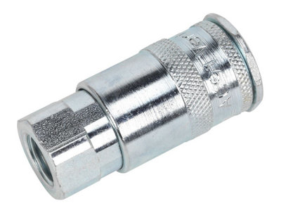 Sealey Coupling Body Female 1/4"BSP Pack of 50 AC15BP
