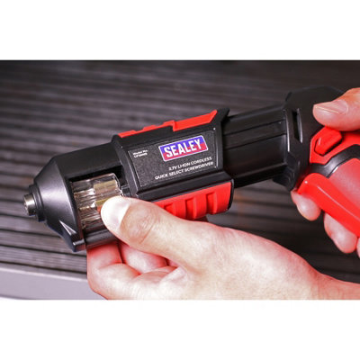 Sealey - CP36MS - Lithium-ion Quick Select Cordless Screwdriver 14pc 3.7V - 4