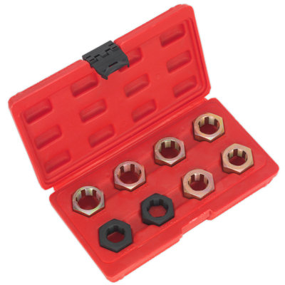 Sealey CV Joint Thread Chaser With Storage Case - 8 Pieces Workshop Kit VS715