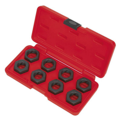 Sealey CV Joint Thread Chaser With Storage Case - 8 Pieces Workshop Kit VS715