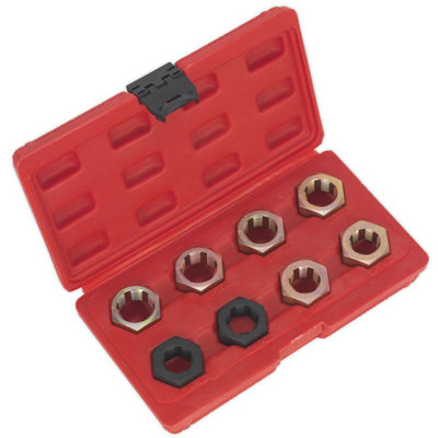 Sealey CV Joint Thread Chaser With Storage Case - 8 Pieces Workshop Kit VS715