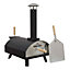 Sealey / Dellonda Portable Wood-Fired 14" Pizza Oven and Smoking Oven, Black/Stainless Steel (DG10)