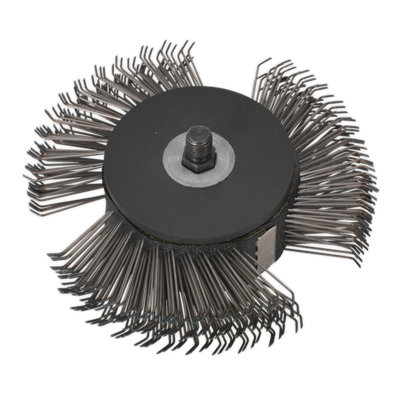 Sealey Diameter 100 x 25mm Angled Wire Wheel For SA695 Smart Eraser Kit SA695WA