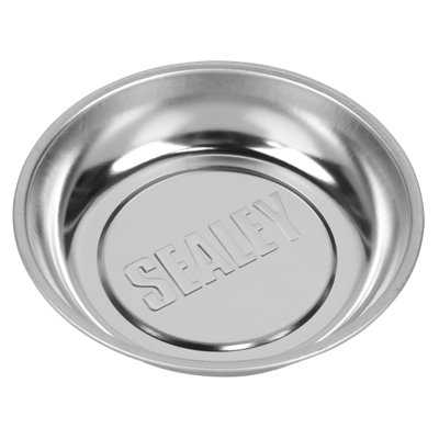 Sealey Diameter 110mm Magnetic Collector Stainless Steel Tray Daily Professional AK2311