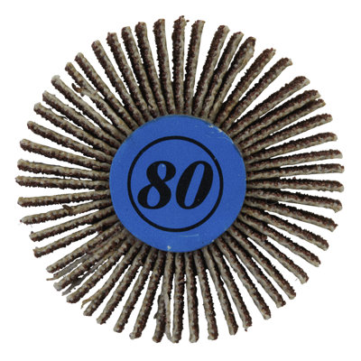 Sealey Diameter 30mm Rotary Tool Flap Wheel Surface Set 60 Grit x4 & 80 Grit x3 RTA7FW