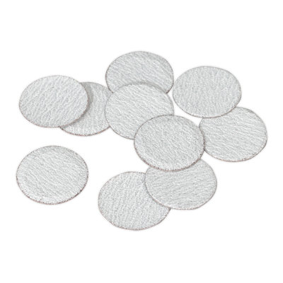 Sealey Diameter 75mm Hook-and-Loop Sanding Disc 60 Grit White - Pack of 10 Pcs SA722D60G