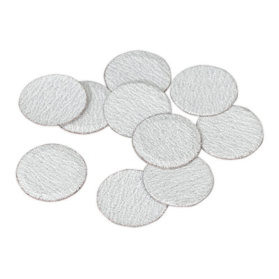 Sealey Diameter 75mm Hook-and-Loop Sanding Disc 80 Grit White - Pack of 10 Pcs SA722D80G