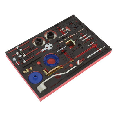 Sealey Diesel & Petrol Master Timing Tool Kit 36pc - for Ford - Belt/Chain Drive VS5200MK