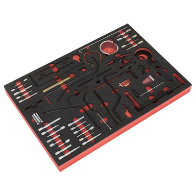 Sealey Diesel & Petrol Master Timing Tool Kit 48pc - for PSA - Belt/Chain Drive VS5300MK