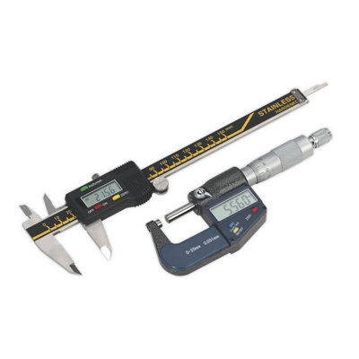 Sealey Digital Measuring Set 2pc AK9637D