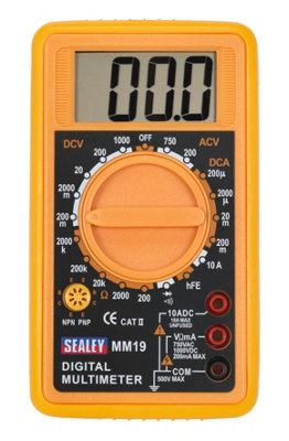 Sealey Digital Multimeter 7-Function MM19