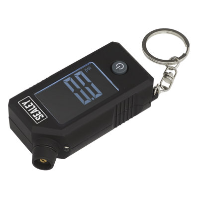 Sealey Digital Tyre Pressure & Tread Depth Gauge With LED Display TSTPG12