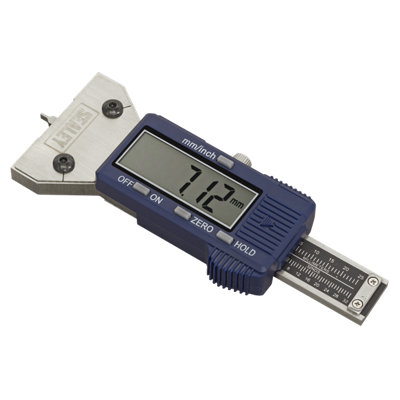Sealey Digital Tyre Tread Depth Gauge Pin Tip 11mm Digits In LCD ...
