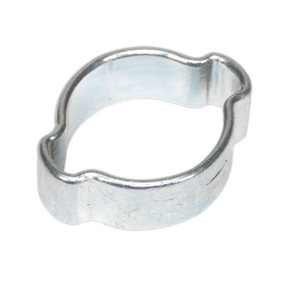 Sealey Double Ear O Clips 25 Pieces Zinc Plated 11mm - 13mm 0.43"-0.51" OCDE1113