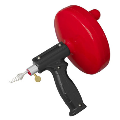Sealey Drain Unblocker With Rotaiting Ergonomic Handle Locking ...
