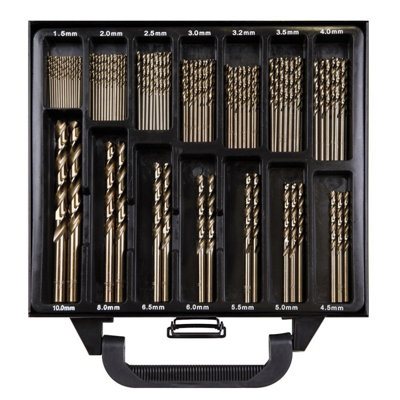 Sealey Drill Bit Set HSS Cobalt Fully Ground 99pc DBS99CB