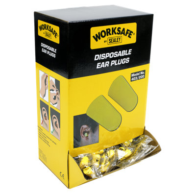 Sealey Ear Plugs Disposable - 200 Pairs - 7
