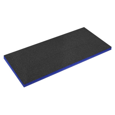 Sealey Easy Peel Shadow Foam Polyethylene Blue/Black 1200 x 550 x 50mm SF50B