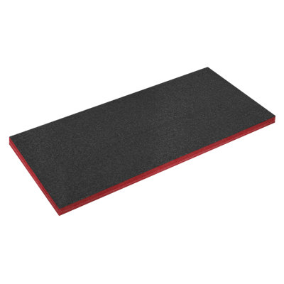 Sealey Easy Peel Shadow Foam Polyethylene Red/Black 1200 x 550 x 50mm SF50R