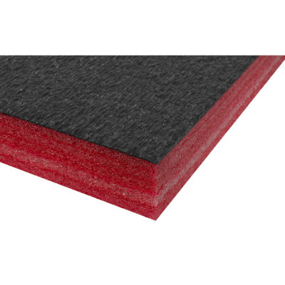 Sealey Easy Peel Shadow Foam Polyethylene Red/Black 50mm Pack Of 3 SFPK50R - 8