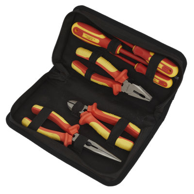 Sealey Electrical VDE Tool Set from Chrome Vanadium Steel 6 Pieces S01218