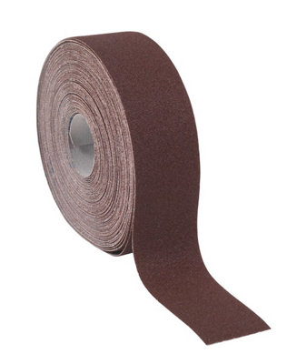 Sealey Emery Roll Brown 50mm x 50m 80Grit ERB505080