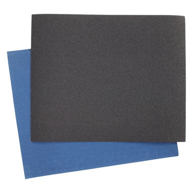Sealey Emery Sheet Blue Twill 230 x 280mm 80Grit Pack of 25 ES232880