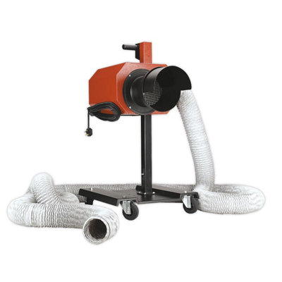 Sealey Exhaust Fume Extractor with 6m Ducting EFS/93