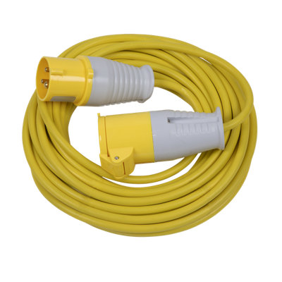 Sealey Extension Lead Cable 14m Length 110V 16A 1.5mm IP44 - Yellow EL15110